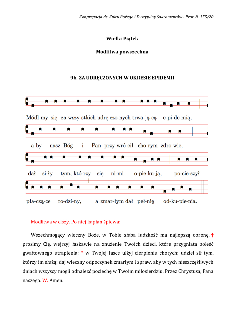 Modlitwa w Wielki Piątek